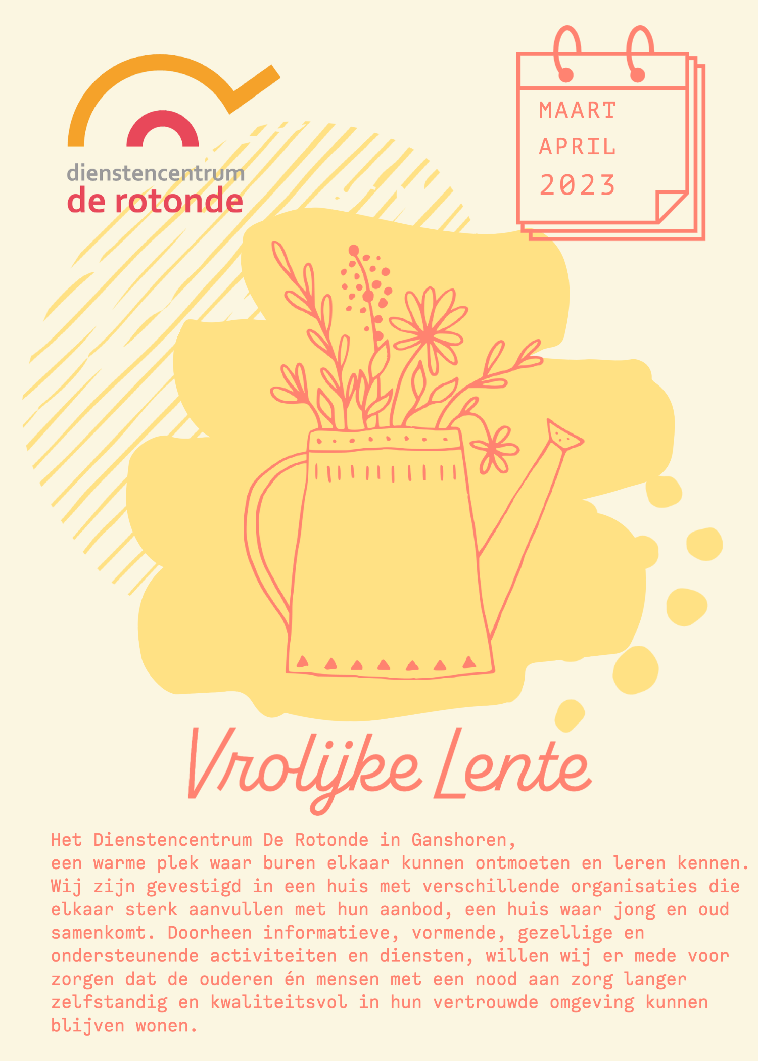 Activiteitenkalender Maart April 2023